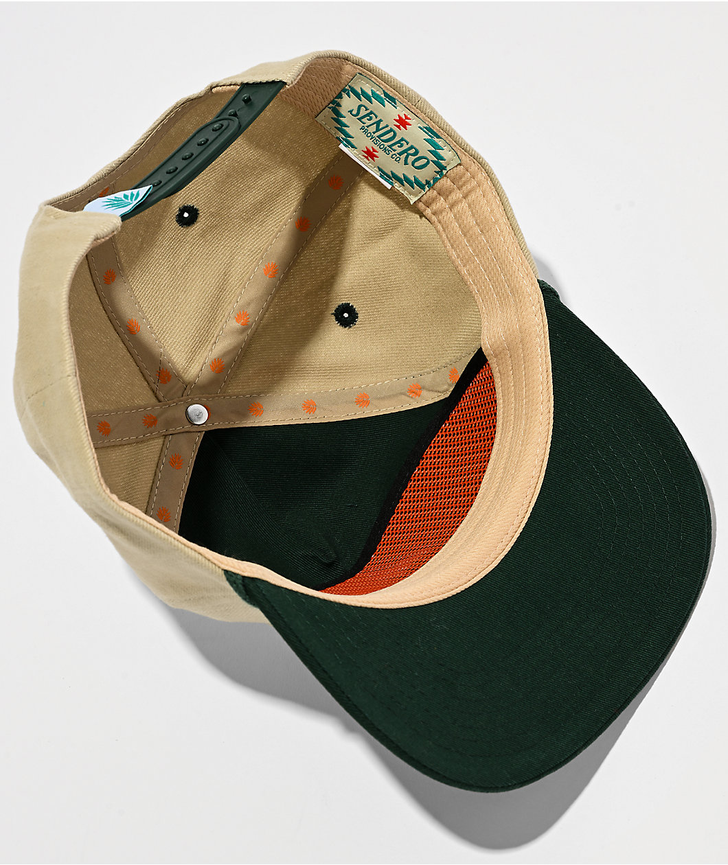 Sendero Triple Threat Green & Khaki Snapback Hat