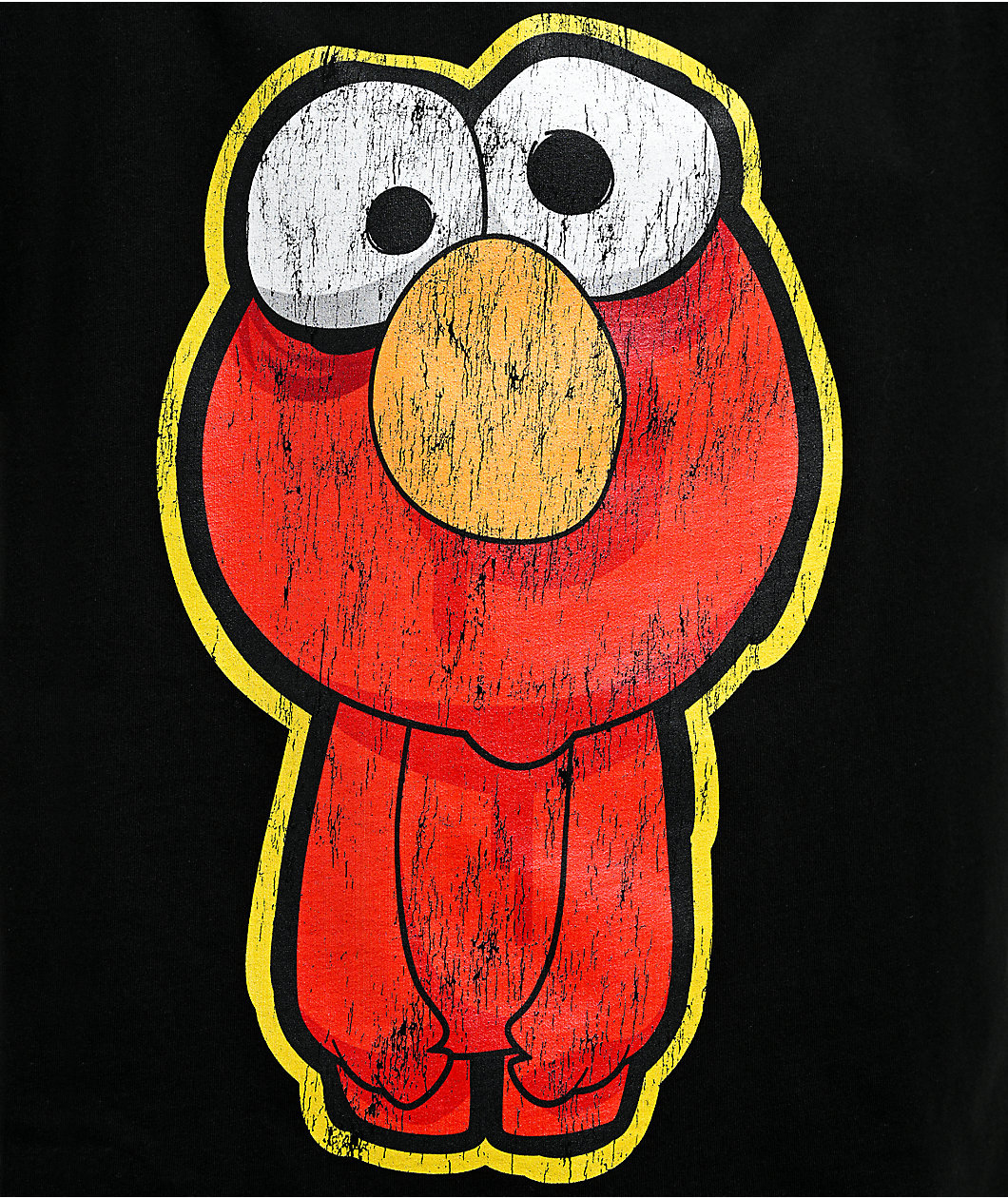 Sesame Street Zombie Elmo Black T-Shirt