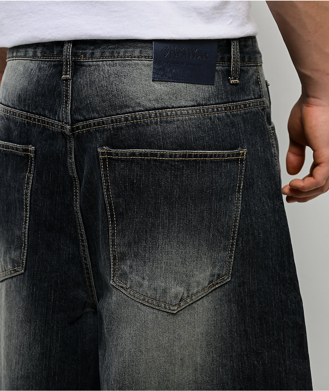 Shaka Wear Barrel Balloon Indigo Wash Denim Jeans