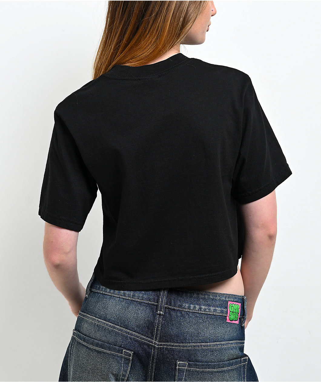 Shaka Wear Black Crop T-Shirt