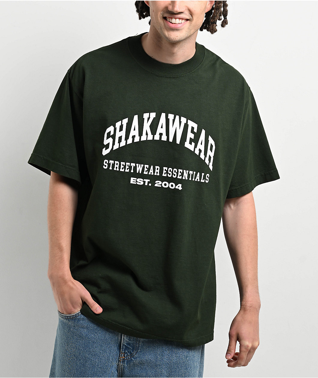 Shaka Wear Collegiate Green T-Shirt