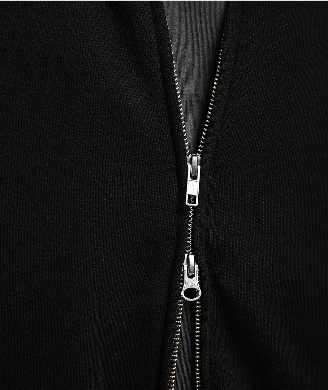 Shaka Wear Fleece Black Hooded Crop Bomber Jacket