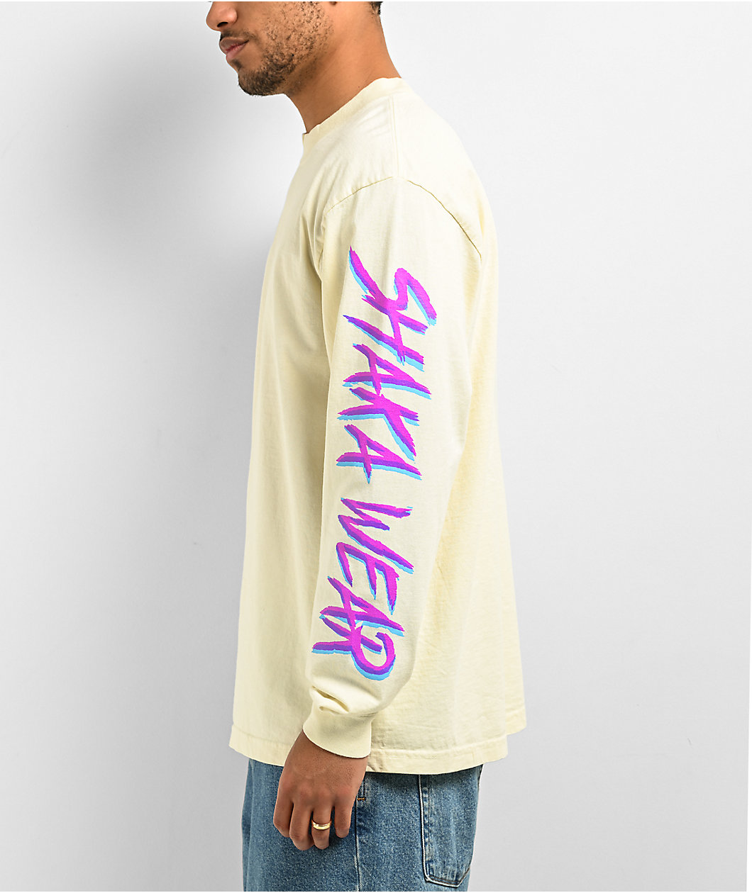 Shaka Wear Speed Natural Long Sleeve T-Shirt