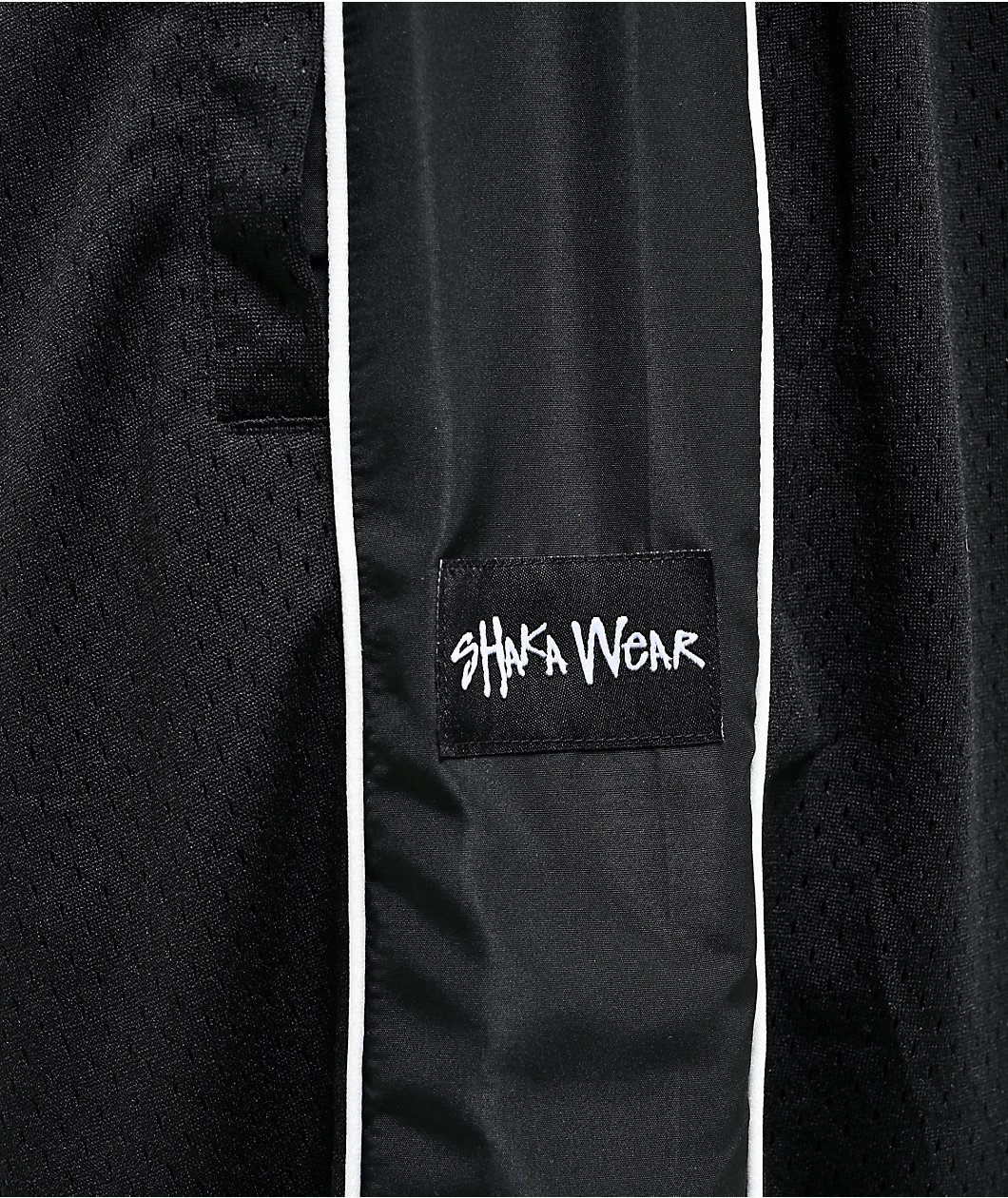 Shaka Wear Super Mesh Black Track Pants