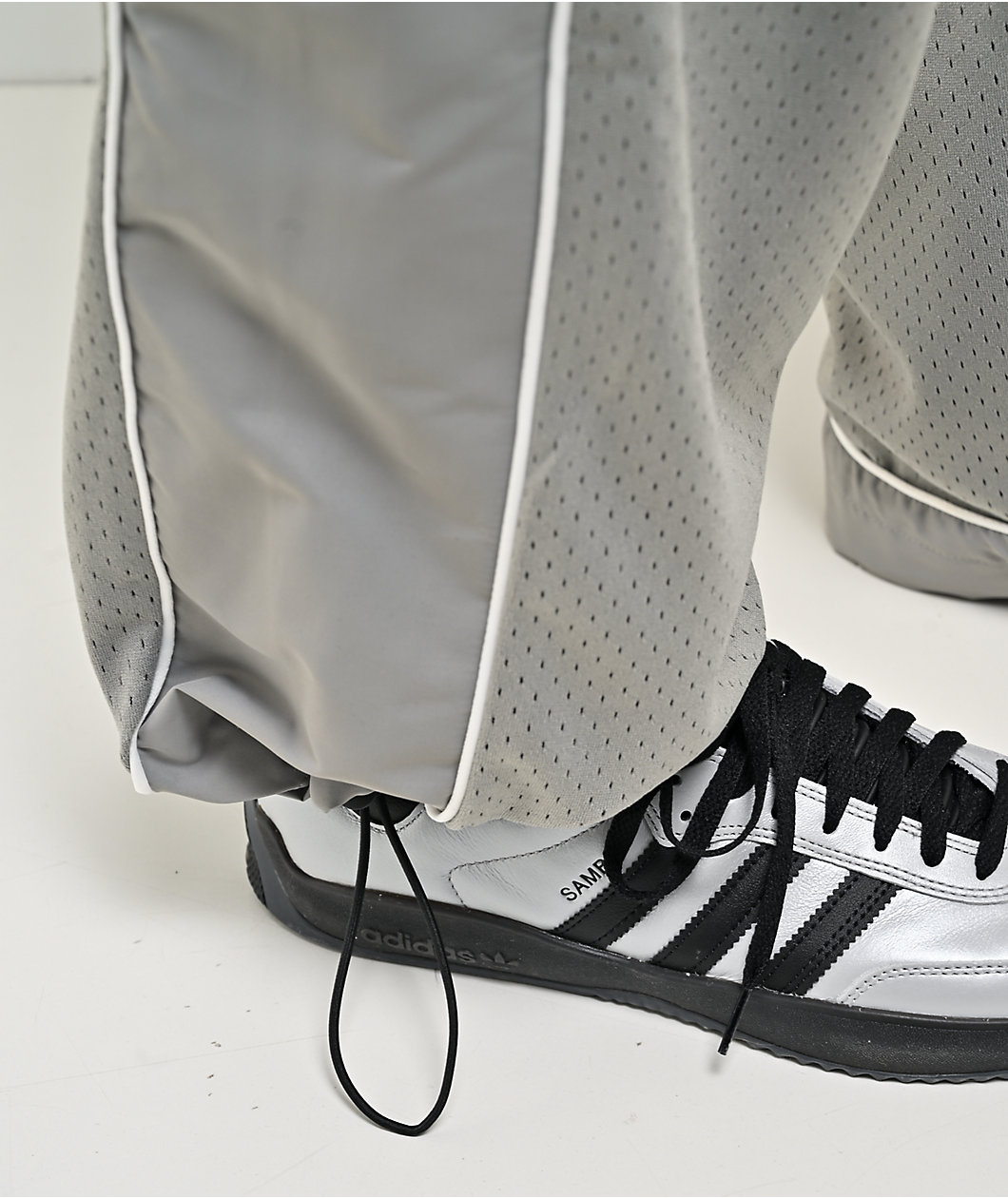 Shaka Wear Super Mesh Grey Track Pants