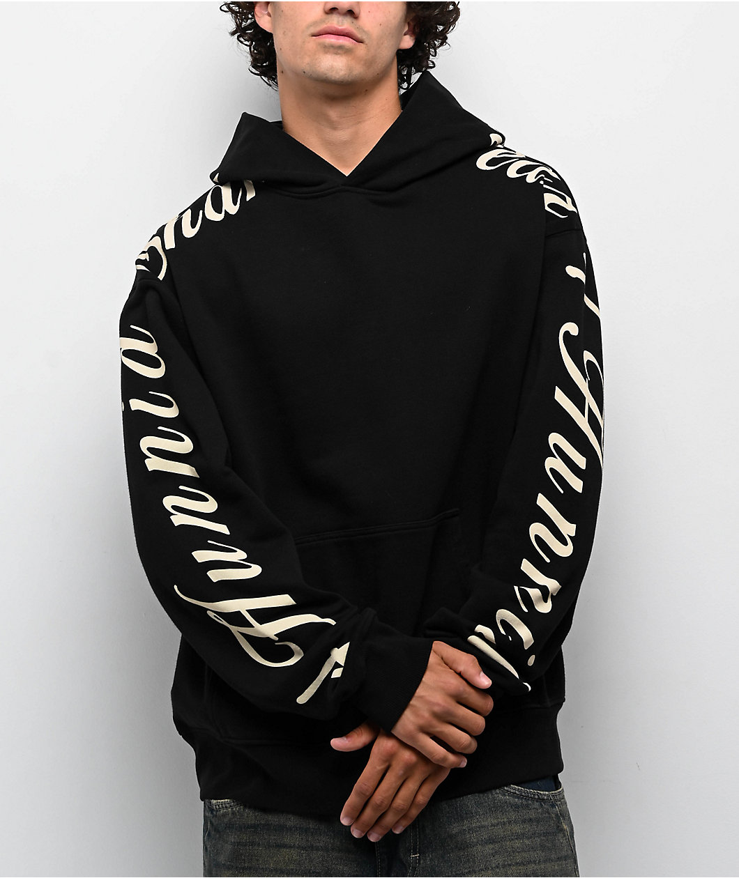 Shaka Wear x 4Hunnid Black Hoodie