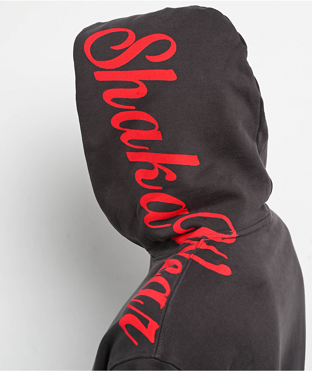 Shaka Wear x 4Hunnid Charcoal Hoodie