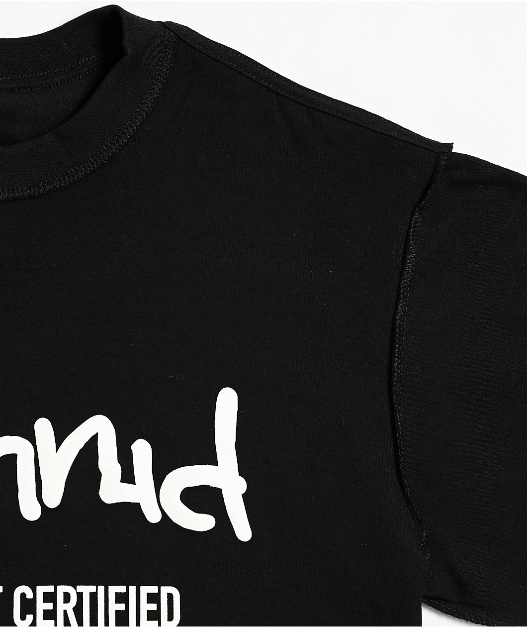 Shaka Wear x 4Hunnid Inside Out Black T-Shirt