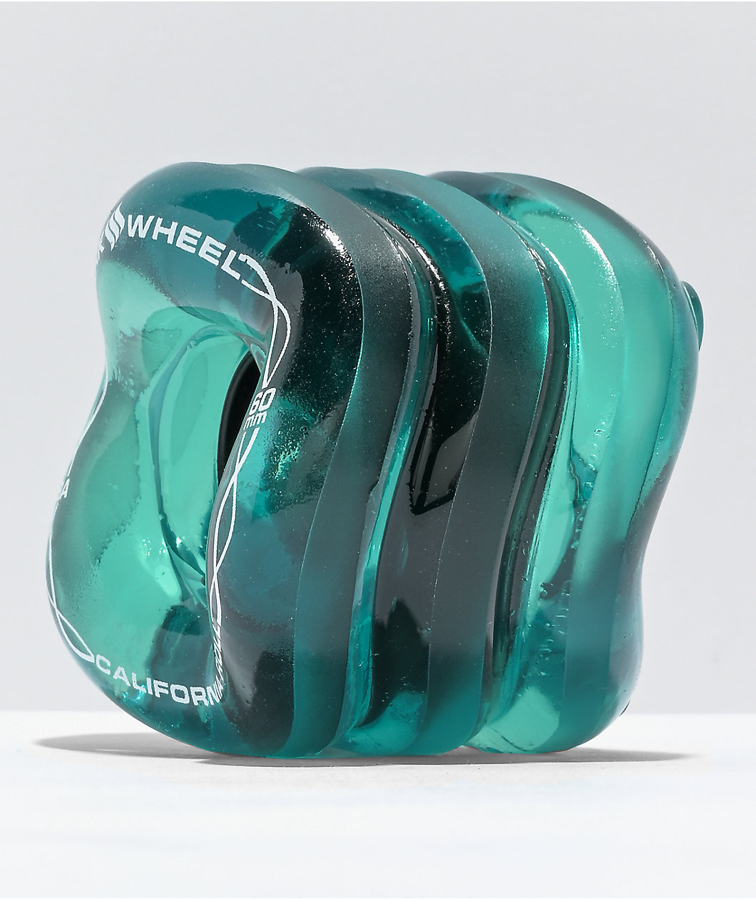 Shark Wheel California Roll 60mm 78a Emerald Cruiser Skateboard Wheels