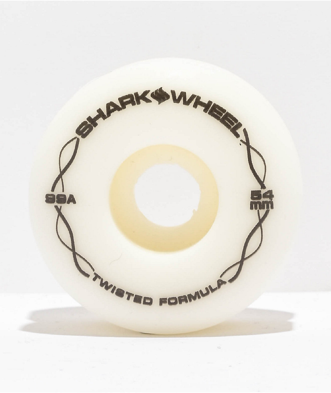 Shark Wheel Twisted 54mm 99a White Skateboard Wheels