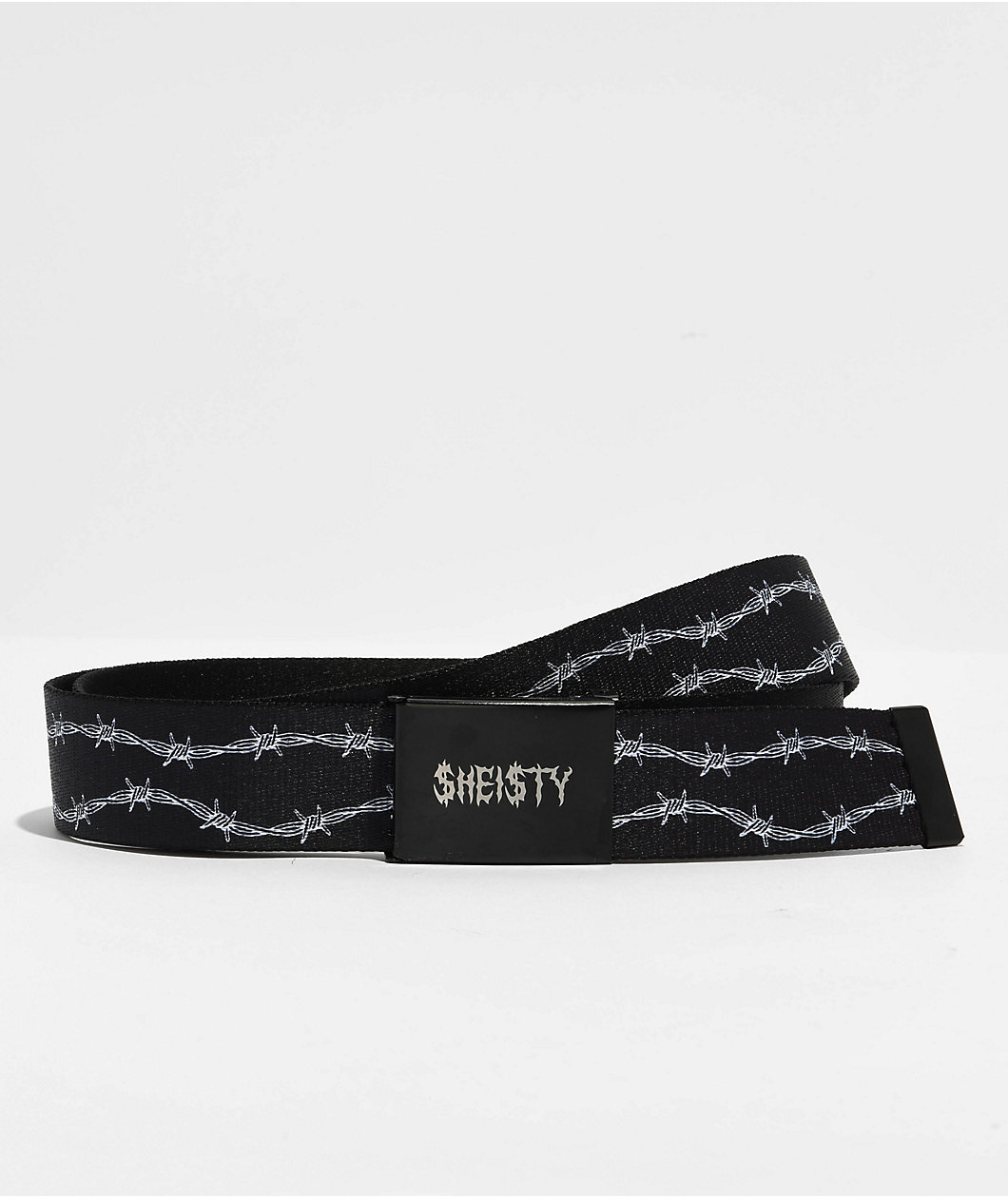 Sheisty Barbed Black Web Belt