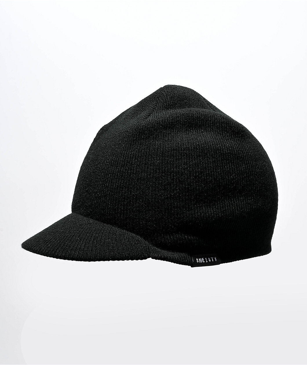 Sheisty Black Bill Beanie