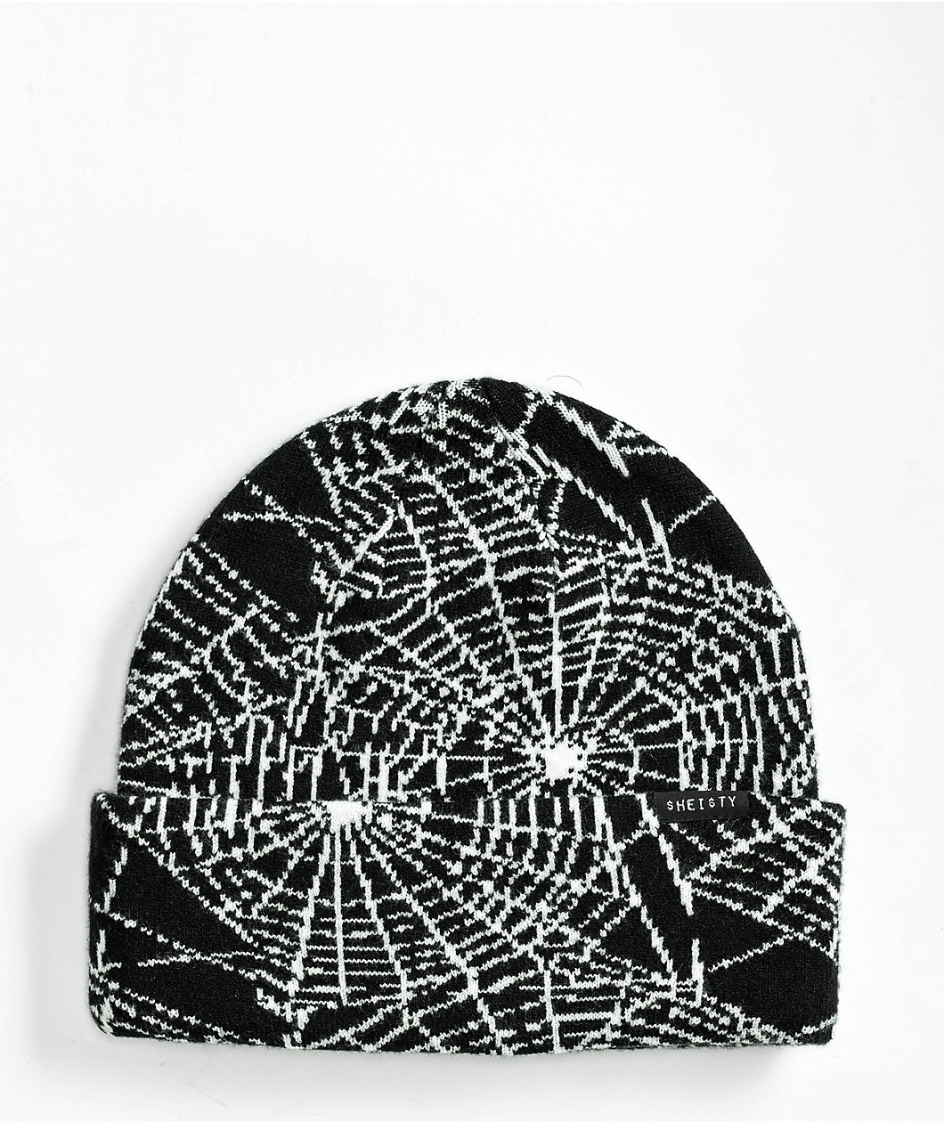 Sheisty Web Black Beanie