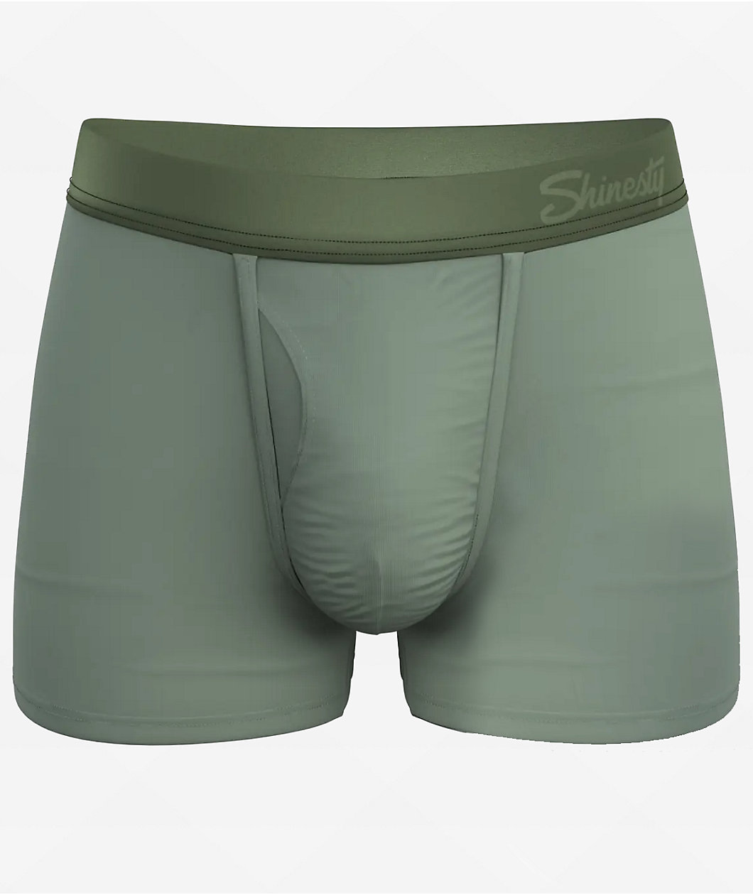 Shinesty The Manzanilla Ball Hammock Olive Green Boxer Briefs