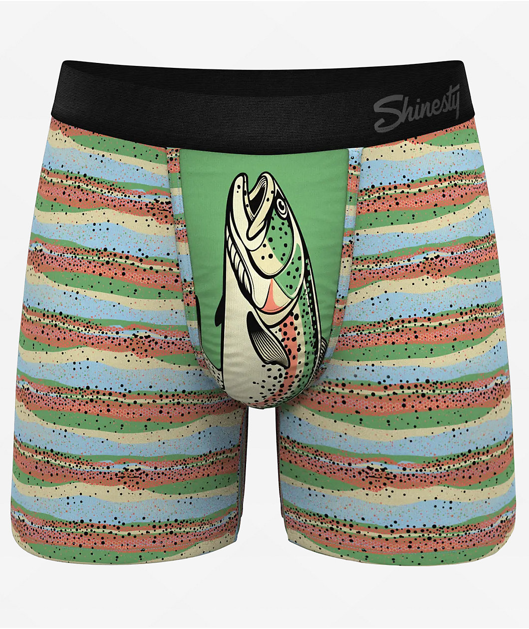 Shinesty Trout Of The Blue Ball Hammock Boxer Briefs