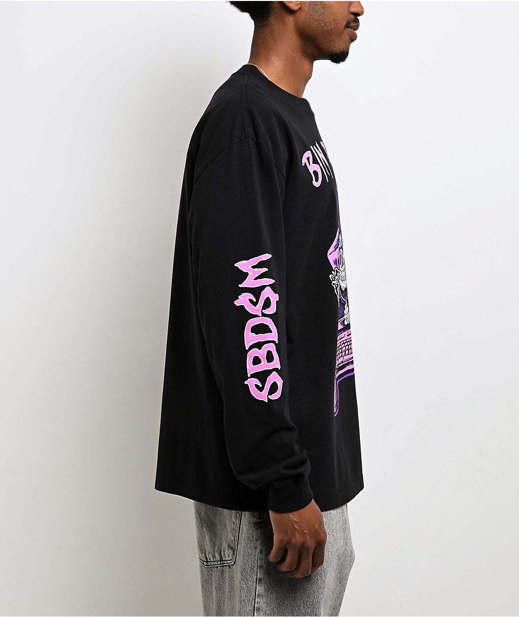ShittyBoyz Dog Shit Militia BabyTron Bin Reaper Black Long Sleeve T-Shirt