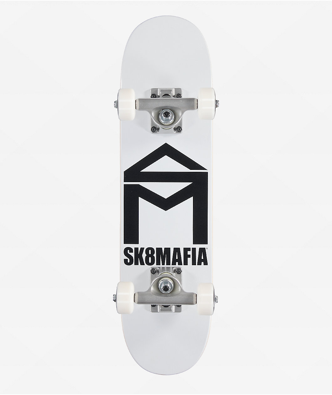 Sk8mafia House Logo White 6.0" Skateboard Complete