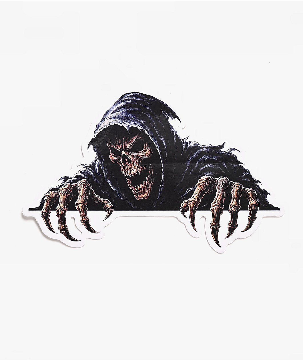 Skelecore Skull View Peeker Sticker