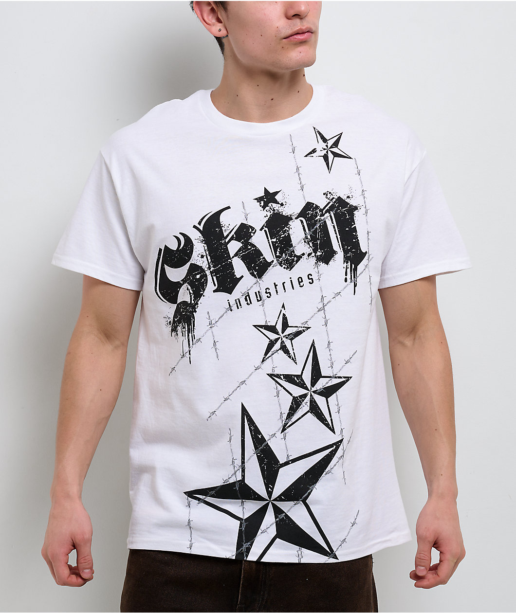 Skin Industries Locked Up White T-Shirt