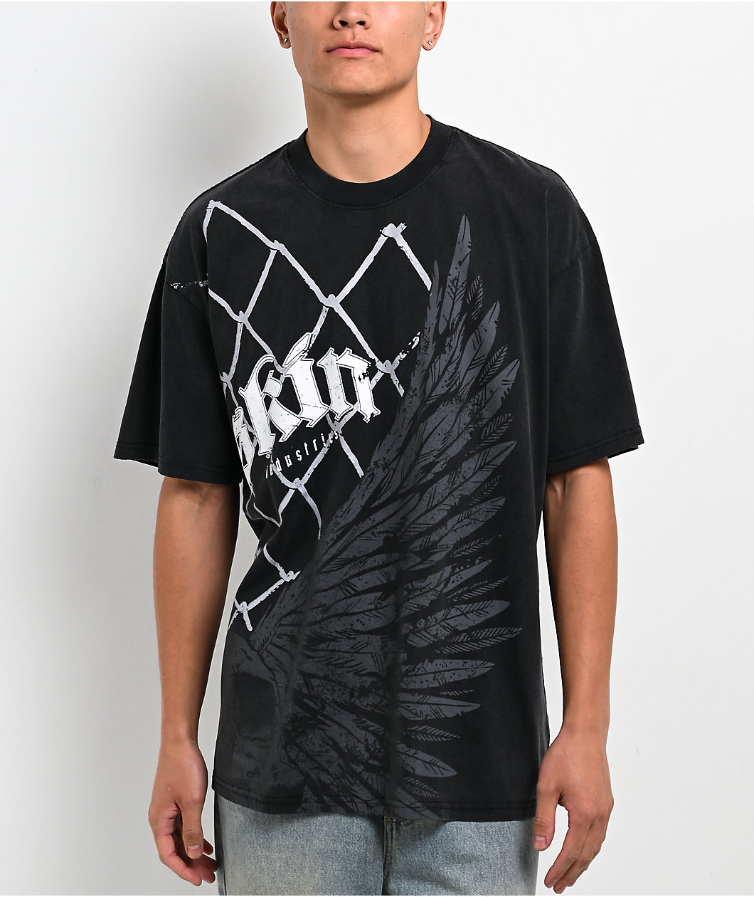 Skin Industries Reckoning Vintage Black T-Shirt