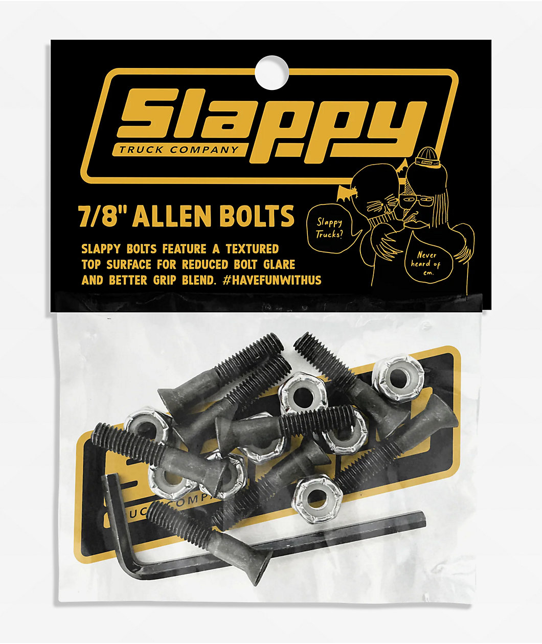 Slappy Allen 7/8" Skateboard Hardware