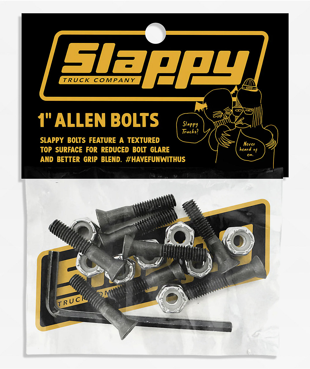 Slappy Phillips 1" Skateboard Hardware