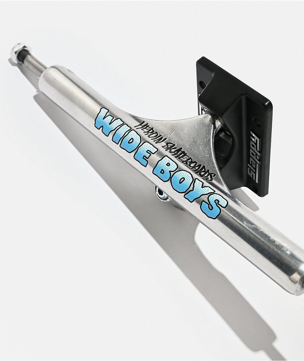 Slappy x Heroin ST1 Wide Boys Hollow 10.5" Silver & Black Truck