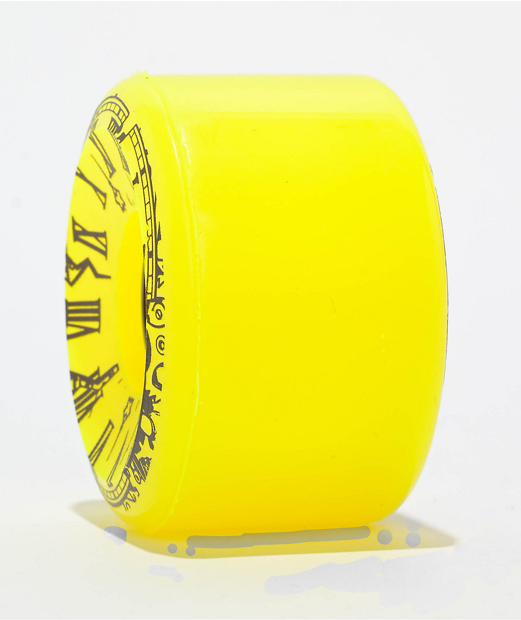 Slime Balls Grabke Exploding Clock Light Ups LED Blacklight 60mm 78a Neon Yellow Cruiser Skateboard Wheels