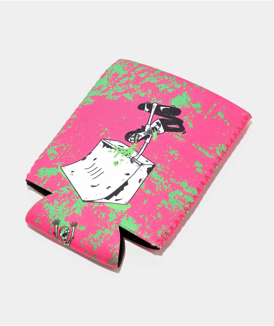 Slime Balls Howell OG 60mm 78a Pink & Green Swirl Cruiser Skateboard Wheels