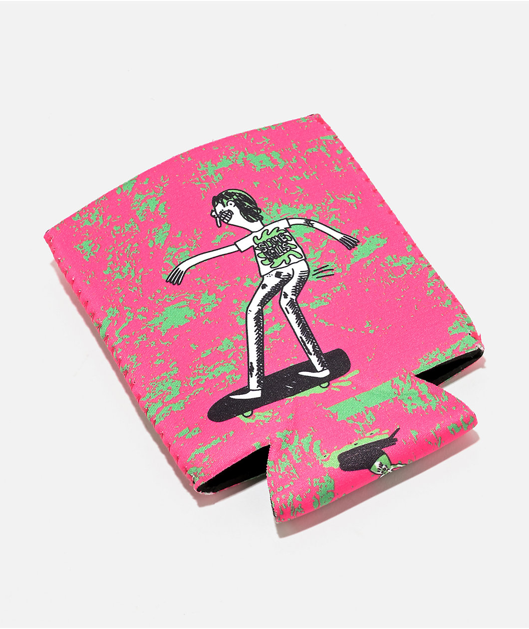 Slime Balls Howell OG 60mm 78a Pink & Green Swirl Cruiser Skateboard Wheels