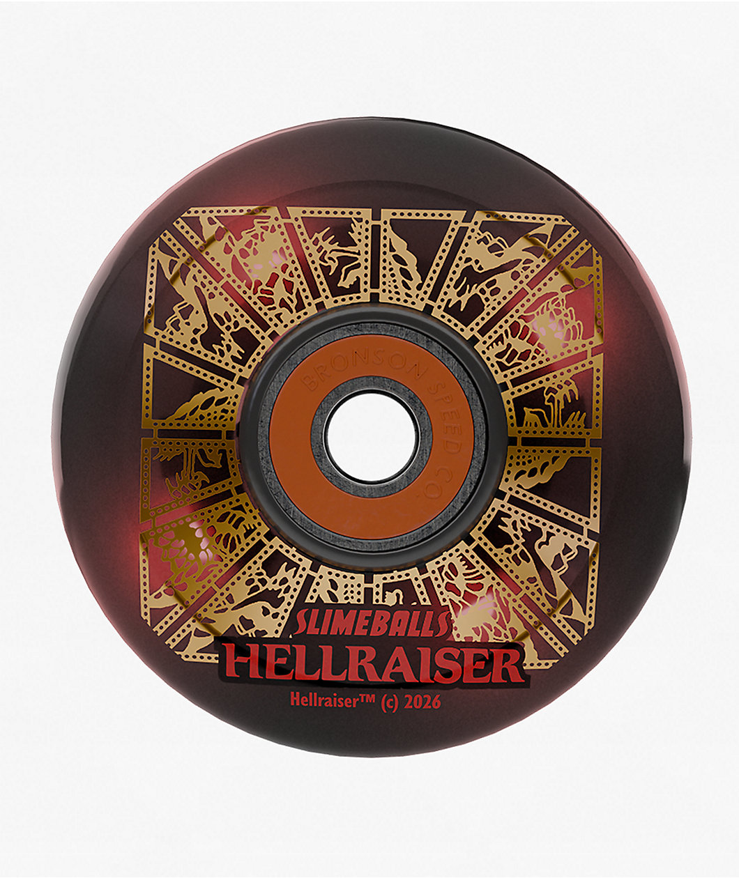 Slime Balls Light Ups LED Hellraiser Coven 60.5mm 78a Cruiser Skateboard Wheels