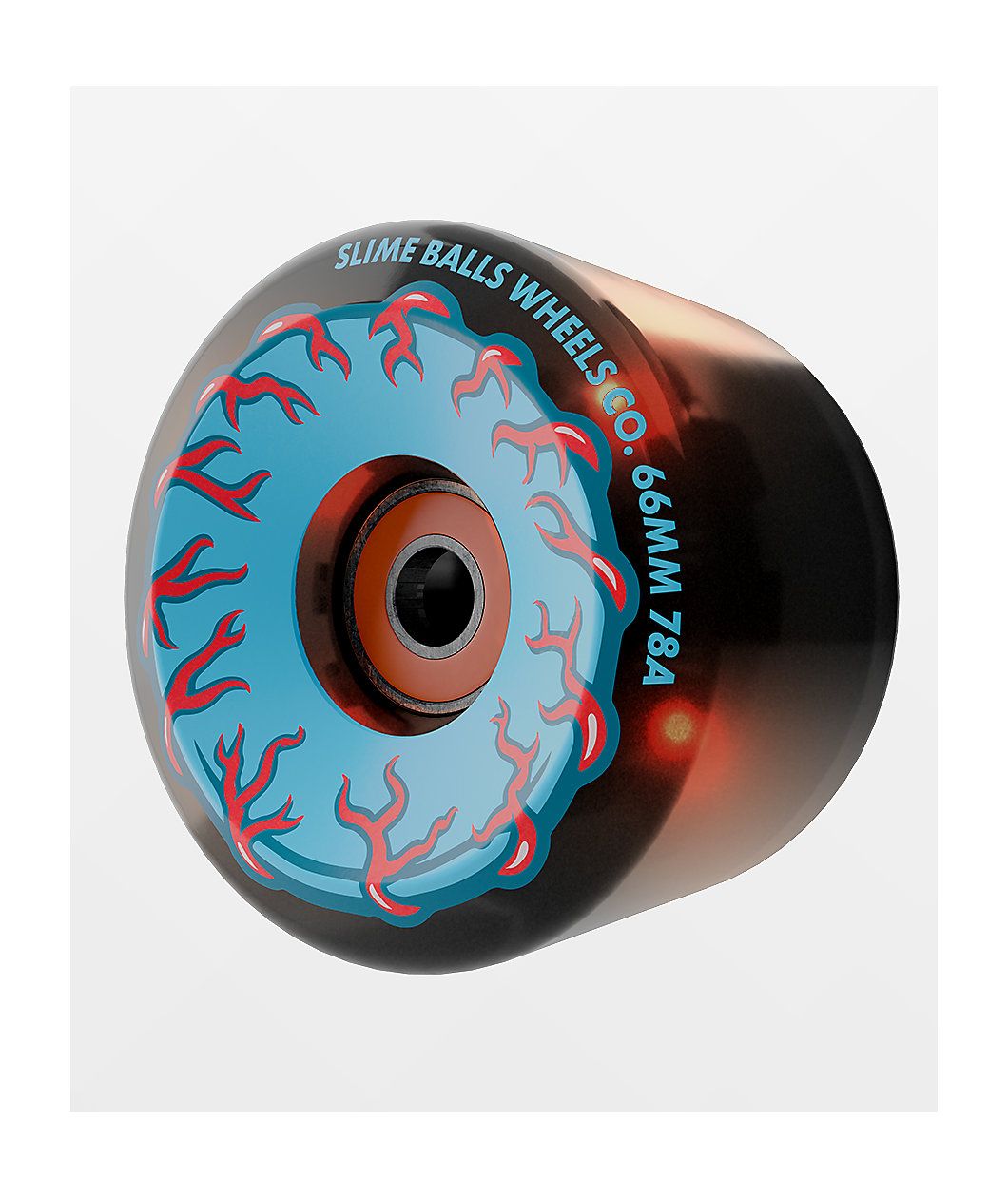 Slime Balls Light Ups LED Prayer Candle 66mm 78a Amber Cruiser Skateboard Wheels