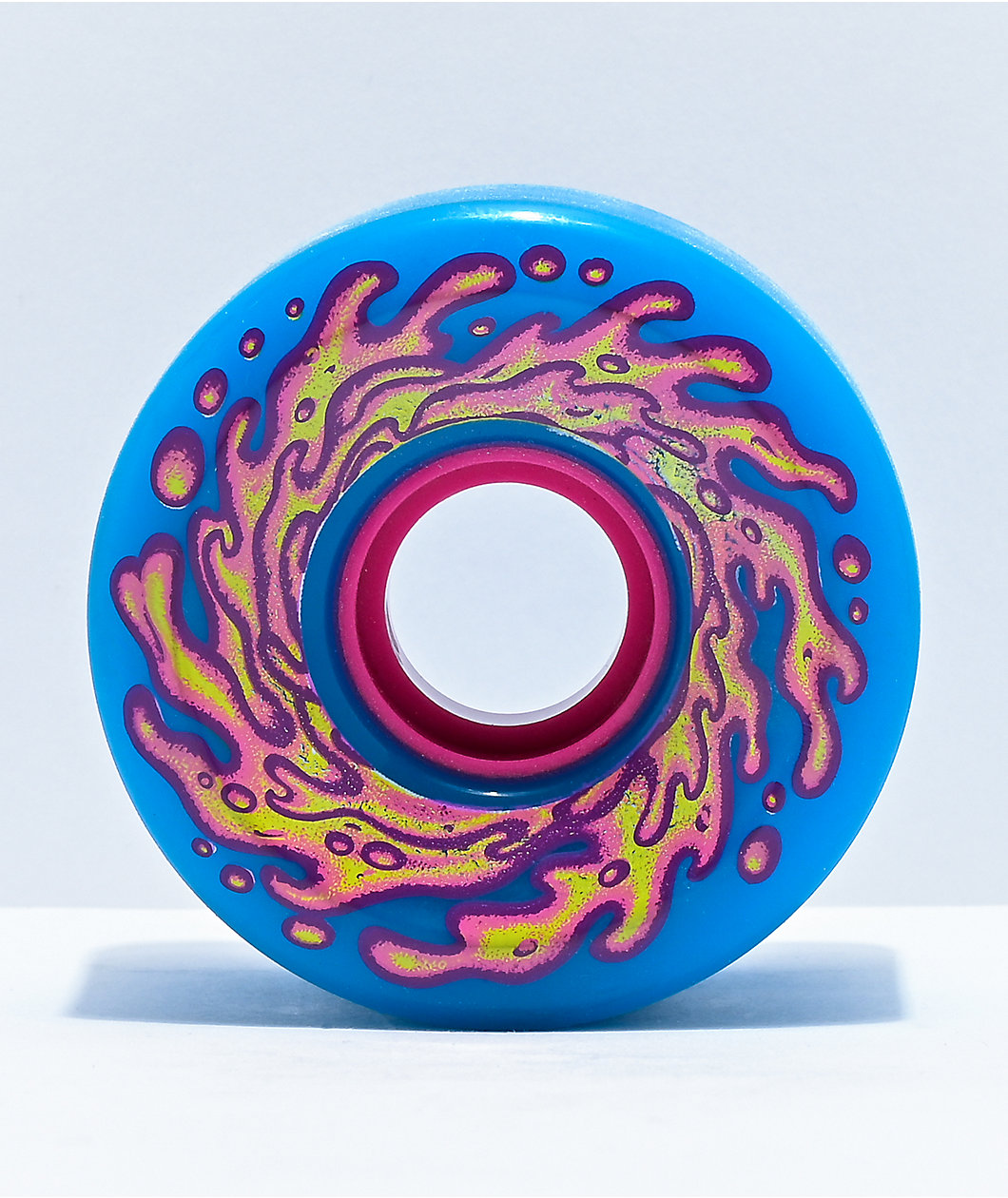 Slime Balls OG 60mm 78a Blue & Pink Cruiser Skateboard Wheels at