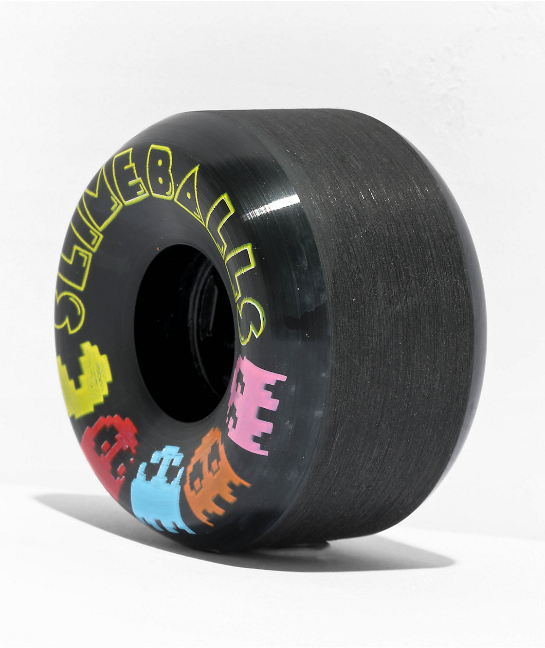 Slime Balls Pac-Man Vomit Mini 54mm 97a Black Skateboard Wheels