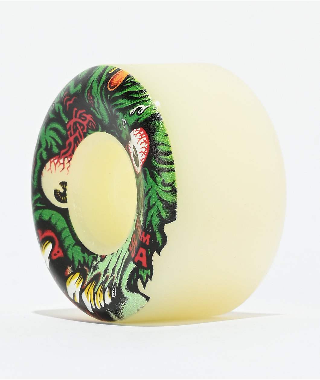 Slime Balls Roskopp Face Two 54mm 95a White Skateboard Wheels