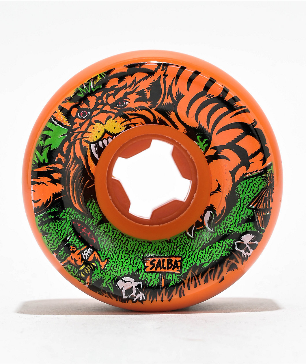 Slime Balls Salba Tiger Vomits 60mm 95a Orange Skateboard Wheels