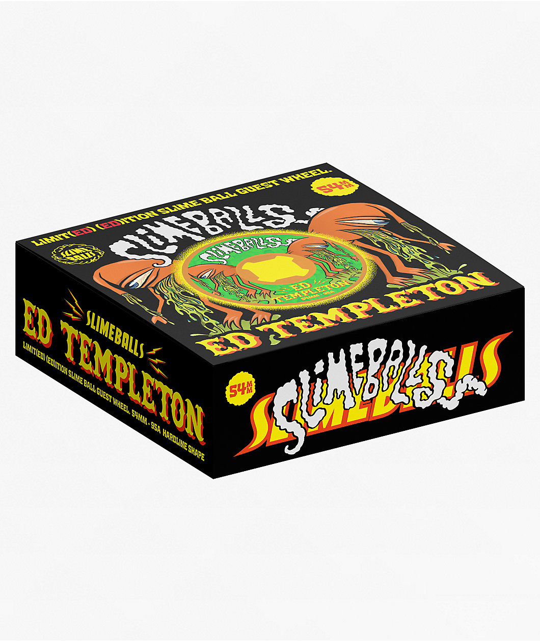 Slime Balls Templeton Vomit Mini 54mm 95a Orange Skateboard Wheels