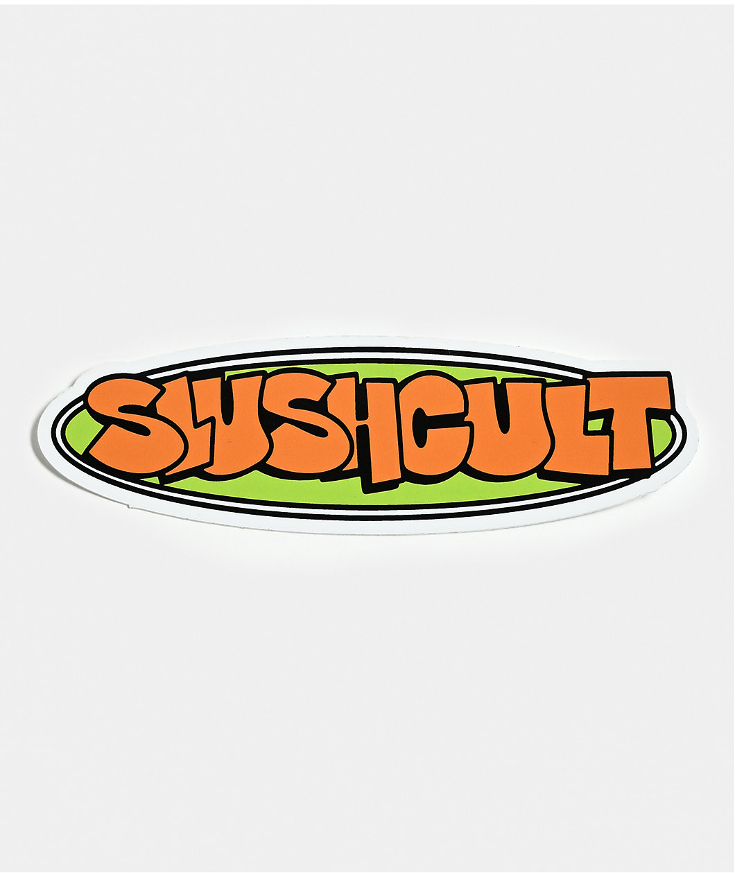 Slushcult Oval Logo Sticker
