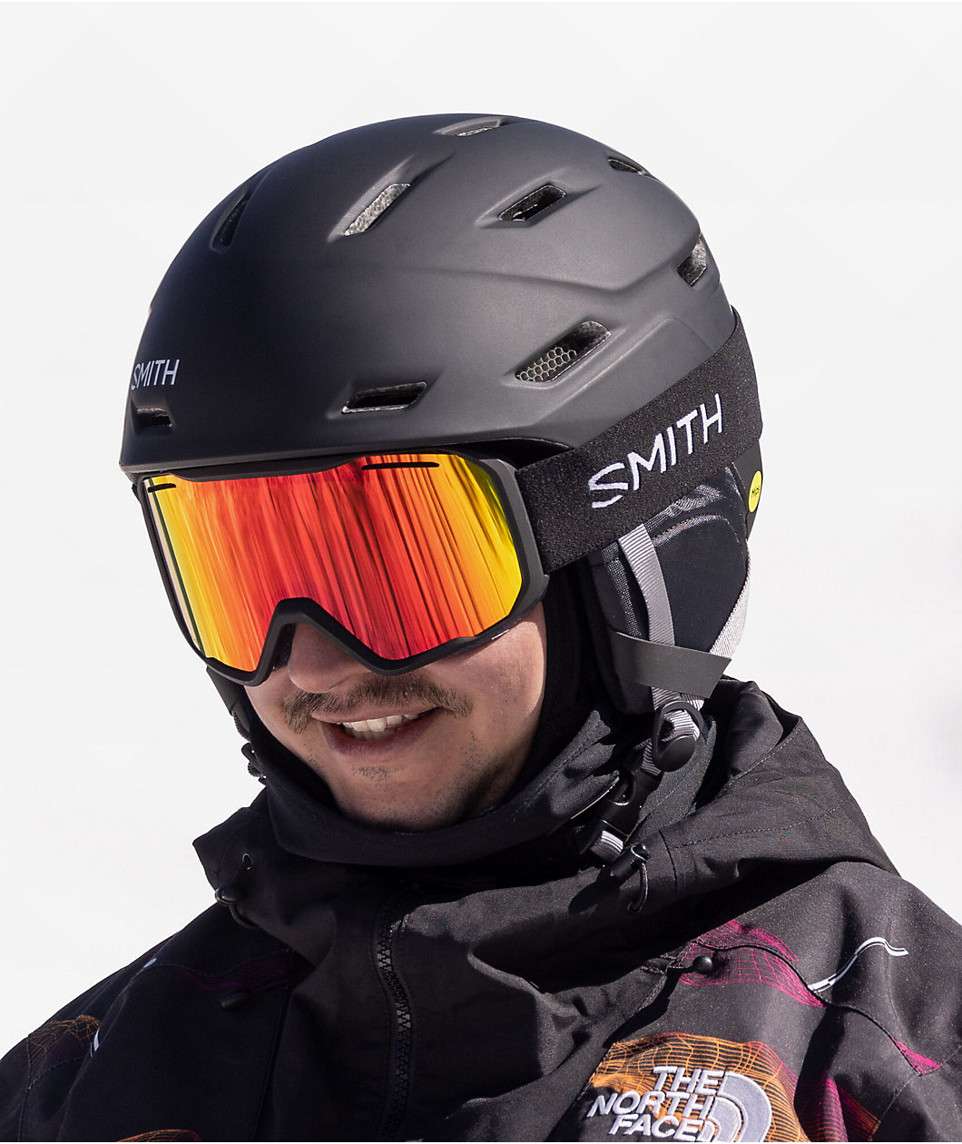 Smith Blazer Black & Red Sol-X Snowboard Goggles