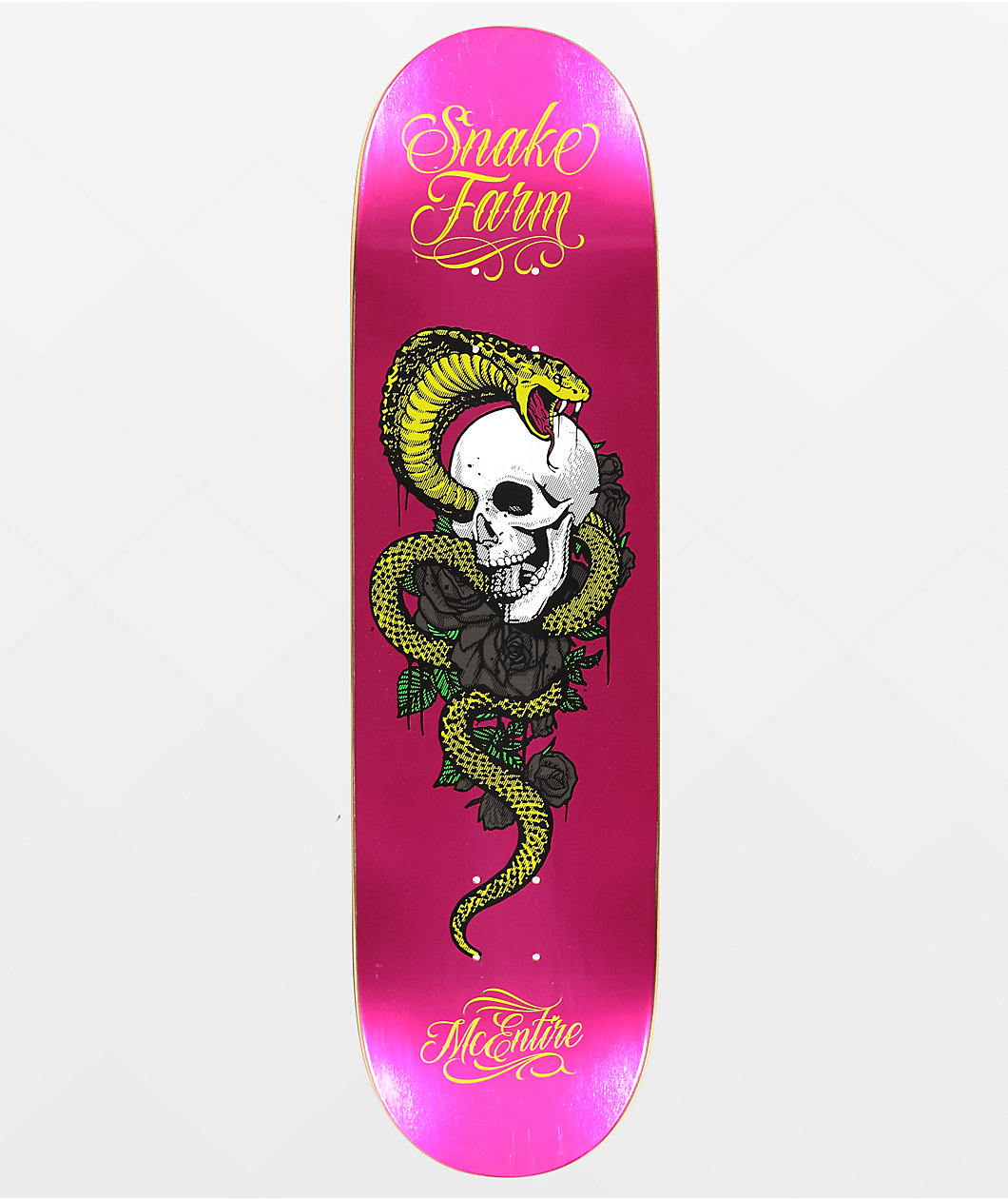 Snake Farm Pretty In Pink McEntire 8.5" Skateboard Deck