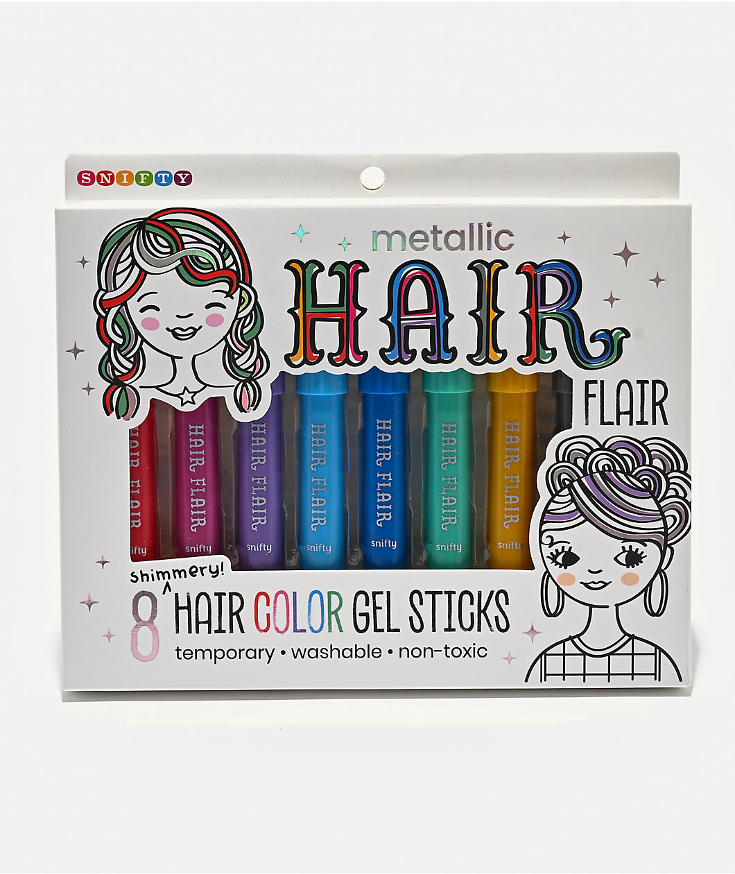 Snifty Metallic Hair Flair Hair Color Gel Sticks
