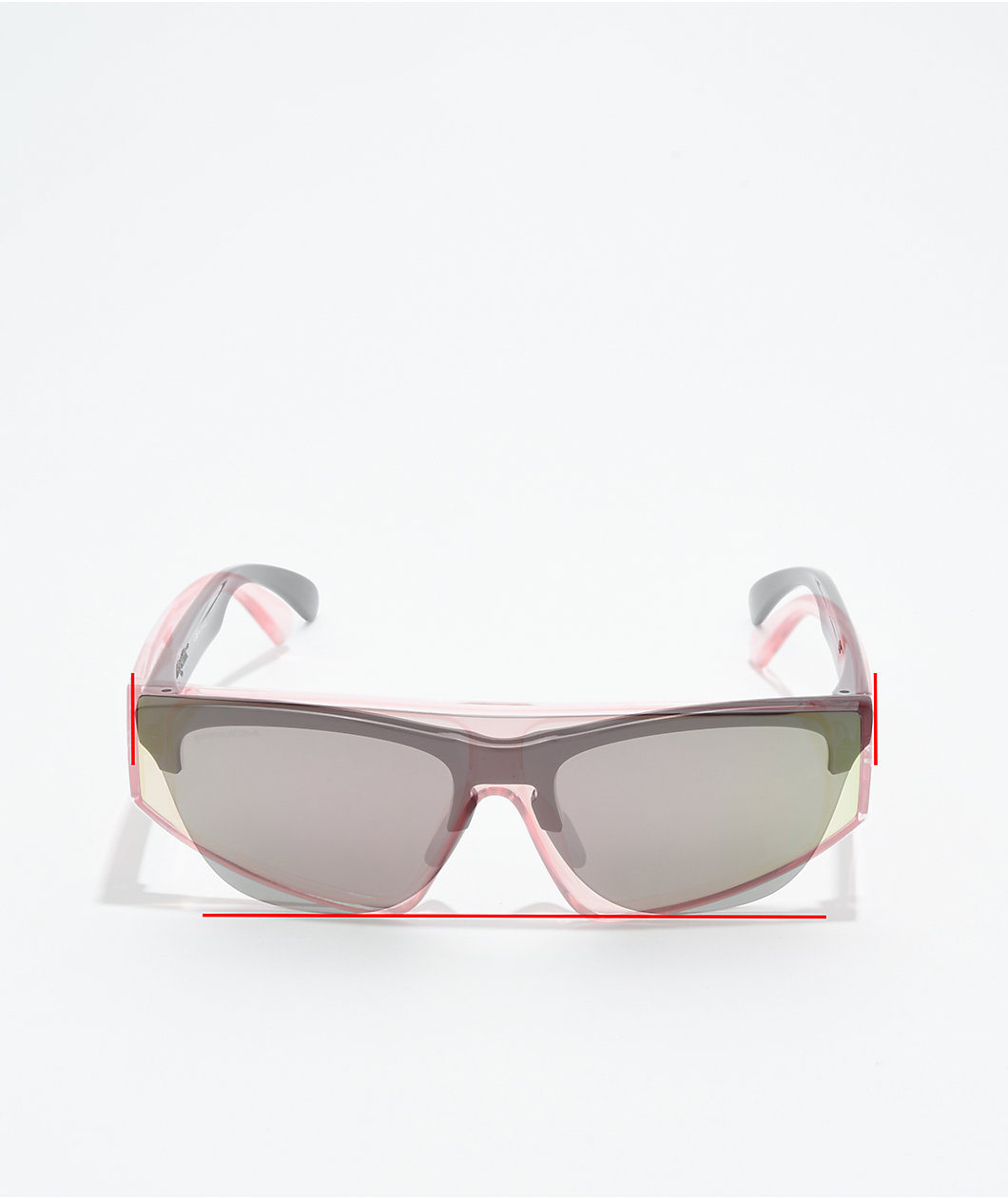 Social Pink Shield Sunglasses