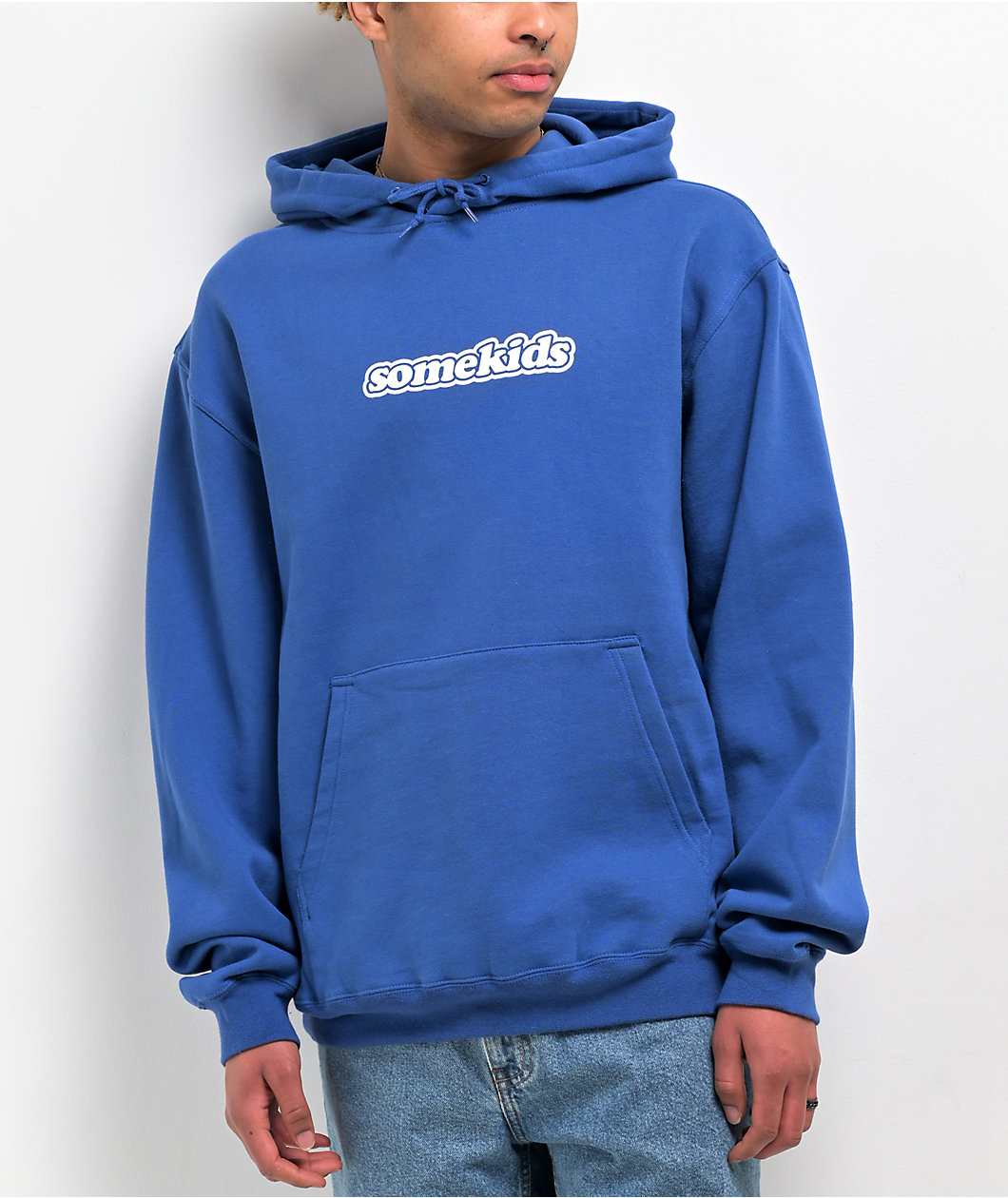 Some Kids Logo Blue Hoodie