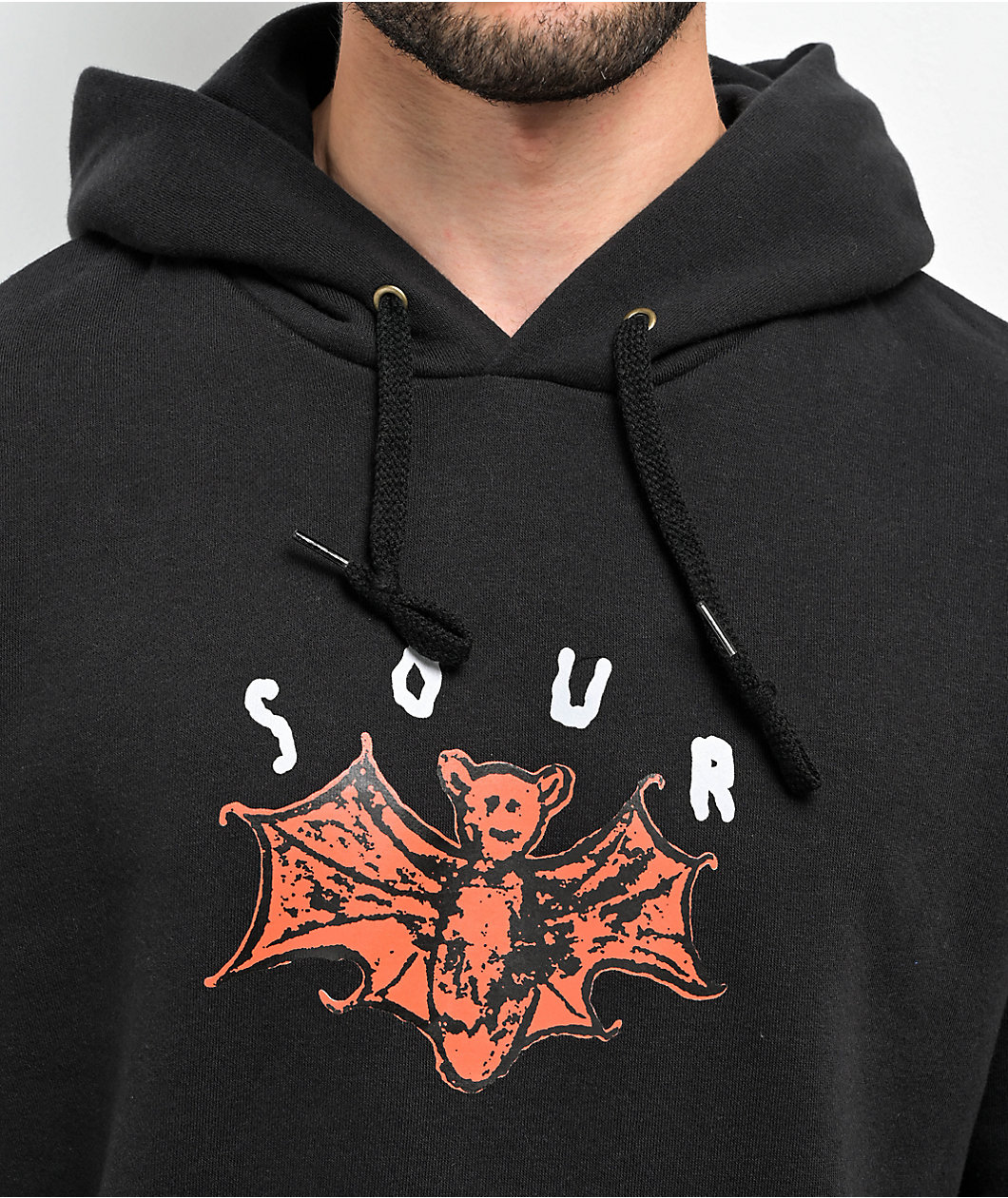 Sour Solution Sour Bat Black hoodie