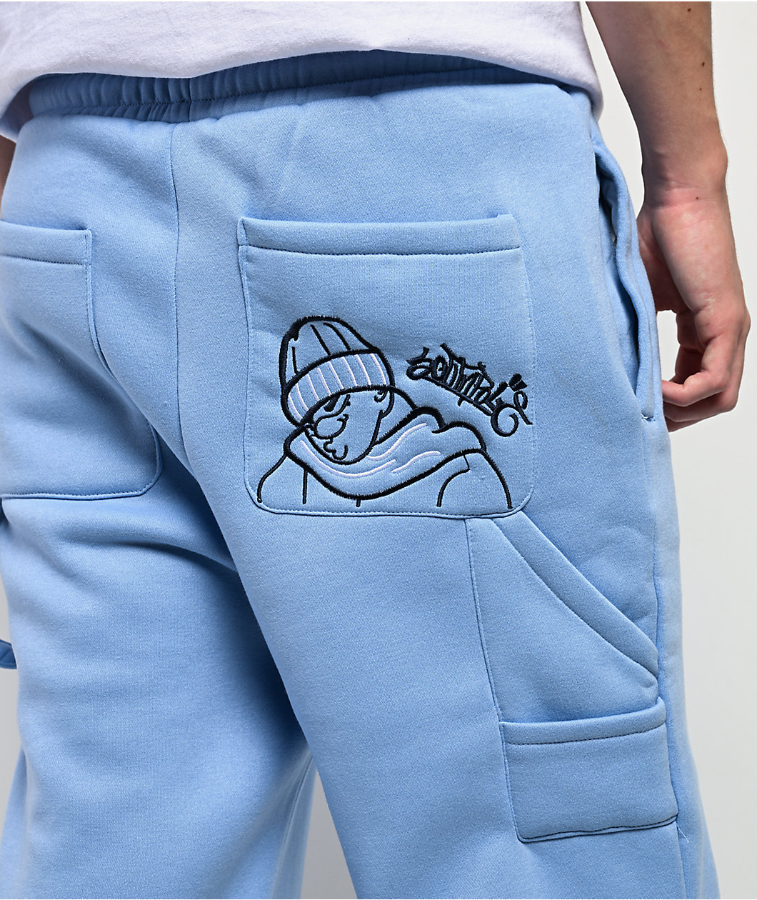 Southpole Light Blue Carpenter Sweatpants