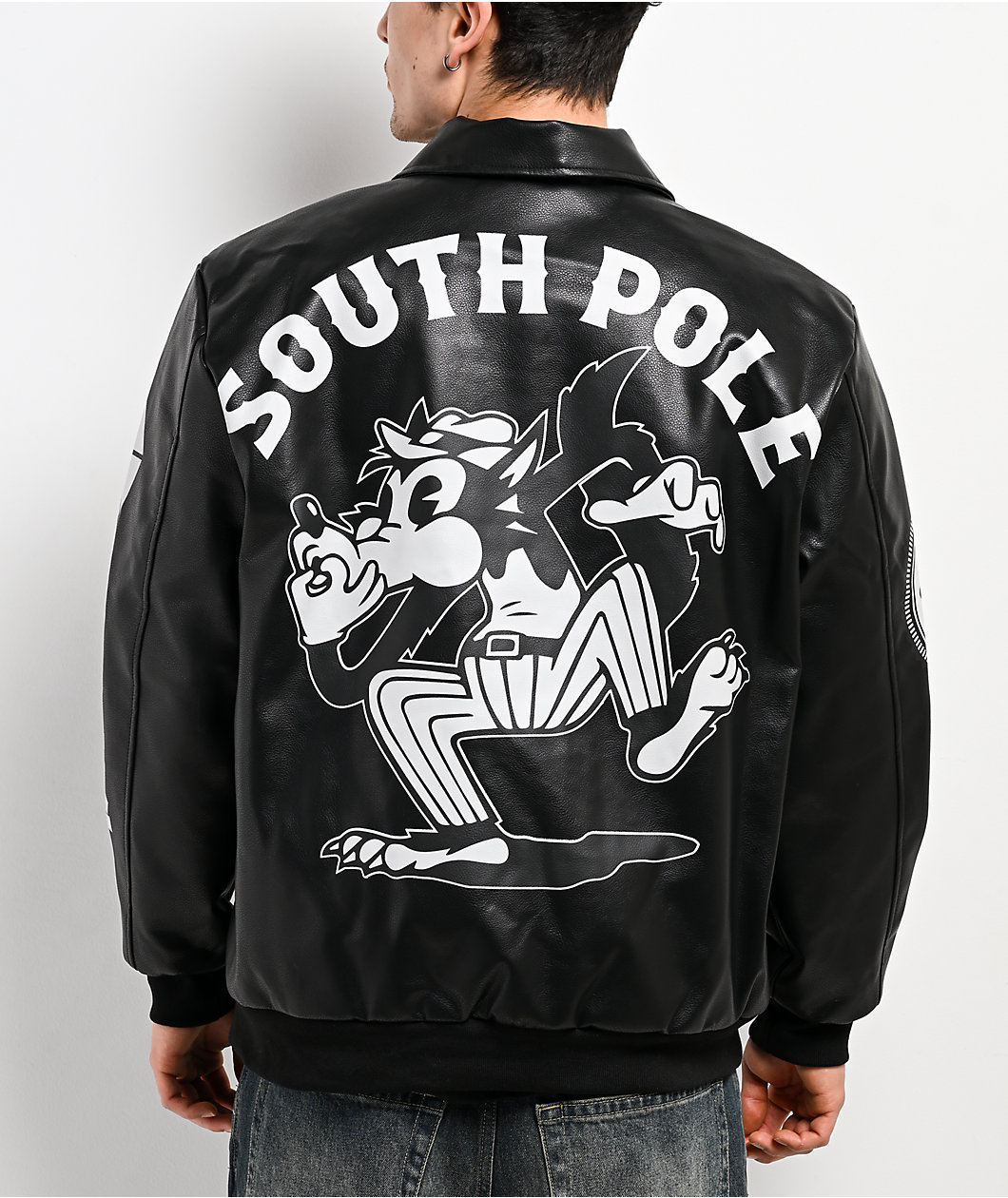Southpole SP-91 Black Bomber Jacket