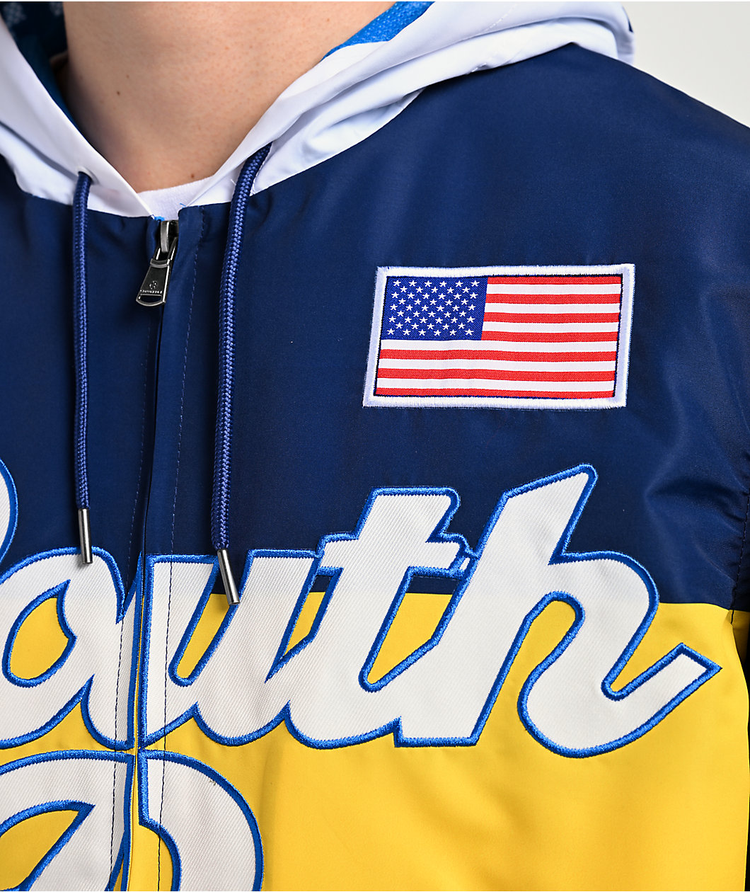 Southpole SP91 Navy & White Windbreaker Jacket