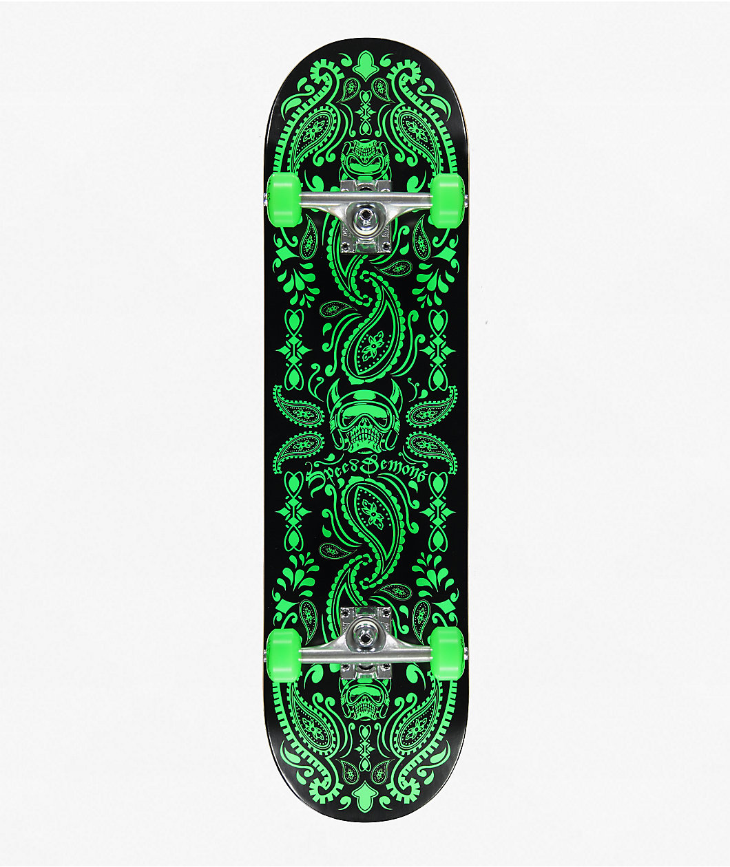 Speed Demons Bandana 8.25" Skateboard Complete