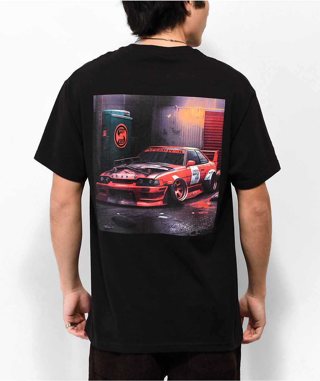 Speed Kills Street Dreams Black T-Shirt