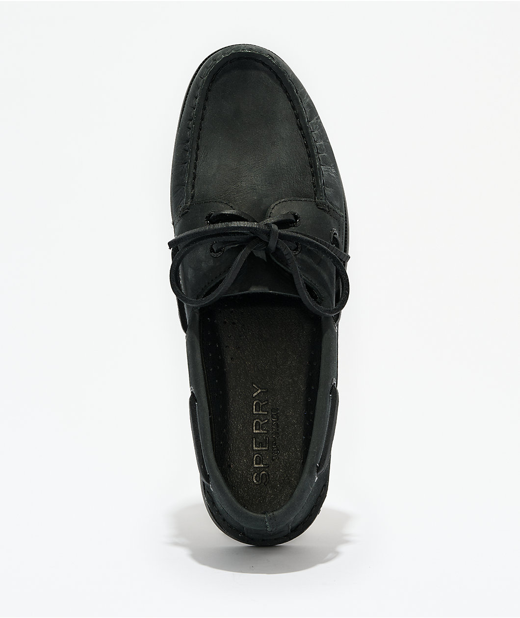 Sperry Authentic Original™ 2-Eye Black Leather Boat Shoes